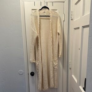 Free People Ivory Knit Sweater